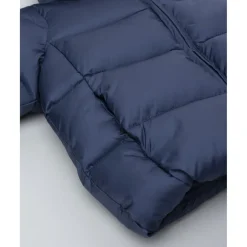 Prenatal Plumífero azul con forro polar para niño