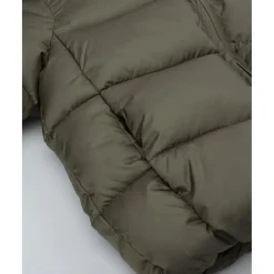 Prenatal Plumífero verde con forro polar para niño