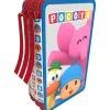 C Y P BRANDS Pocoyo - Plumier unisex 3 pisos con material escolar Pocoyo* Material Escolar