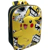POKEMON - Mochila Escolar Pikachu* Material Escolar