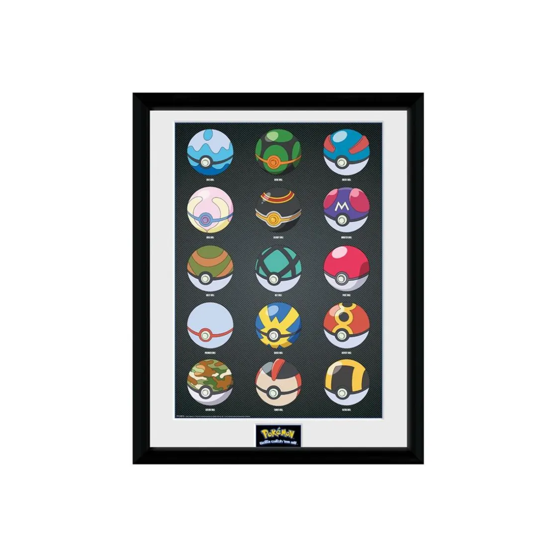 ABYSSE CORP Pokemon - Póster Pokeballs 30x40 cm