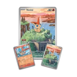 BANDAI Pokémon - Colección Ilustración Victini - Fulgor Negro y Llama Blanca (español)