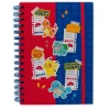 ABYSSE CORP Pokémon - Cuaderno compañeros Azul/Rojo A5
