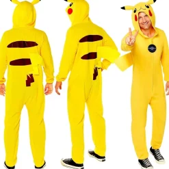 NINTENDO Pokémon - Disfraz adulto Pikachu talla M* Disfraces|Halloween