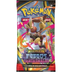 BANDAI Pokémon - Megaevolución Fuegos Fantasmales - Sobre cartas coleccionables en español (Varios modelos)* Friki Zone|Juegos Y Puzzles