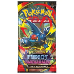 BANDAI Pokémon - Megaevolución Fuegos Fantasmales - Sobre cartas coleccionables en español (Varios modelos)* Friki Zone|Juegos Y Puzzles