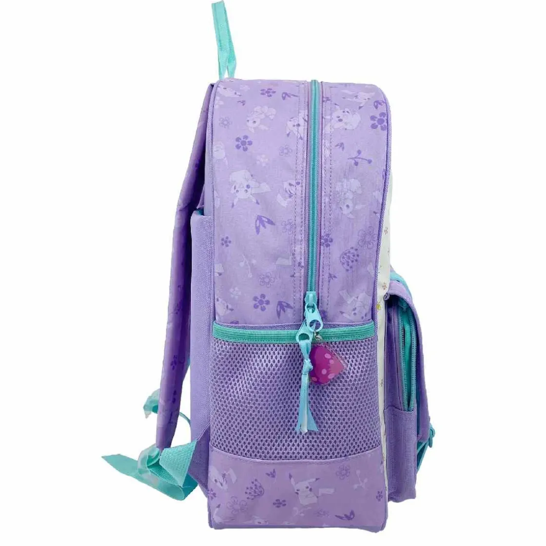 C Y P BRANDS Pokémon - Mochila 42 cm adaptable a carro - Colección Flowers