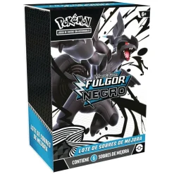 BANDAI Pokémon - Pack 6 sobres de cartas Escarlata y Púrpura Fulgor Negro (español)* Juegos Y Puzzles|Friki Zone
