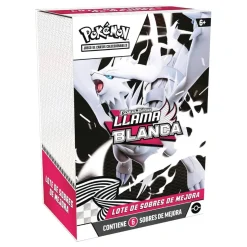 BANDAI Pokémon - Pack 6 sobres de cartas Escarlata y Púrpura Llama Blanca (español)