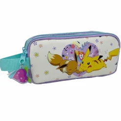 C Y P BRANDS Pokémon - Portatodo triple - Colección Flowers* Material Escolar