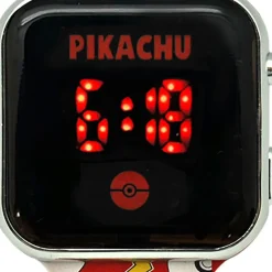 KIDS EUROSWAN S.L. Pokémon - Reloj LED* Coleccionables Y Mini Mundos