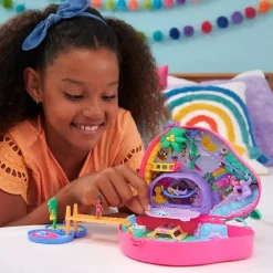 MATTEL Polly Pocket - Bolso familia de perezosos* Coleccionables Y Mini Mundos