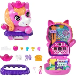 MATTEL Polly Pocket - Estuche animal Pocket World (Varios modelos)