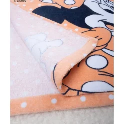 Prenatal Poncho de playa naranja con capucha y estampado de Minnie