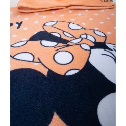 Prenatal Poncho de playa naranja con capucha y estampado de Minnie