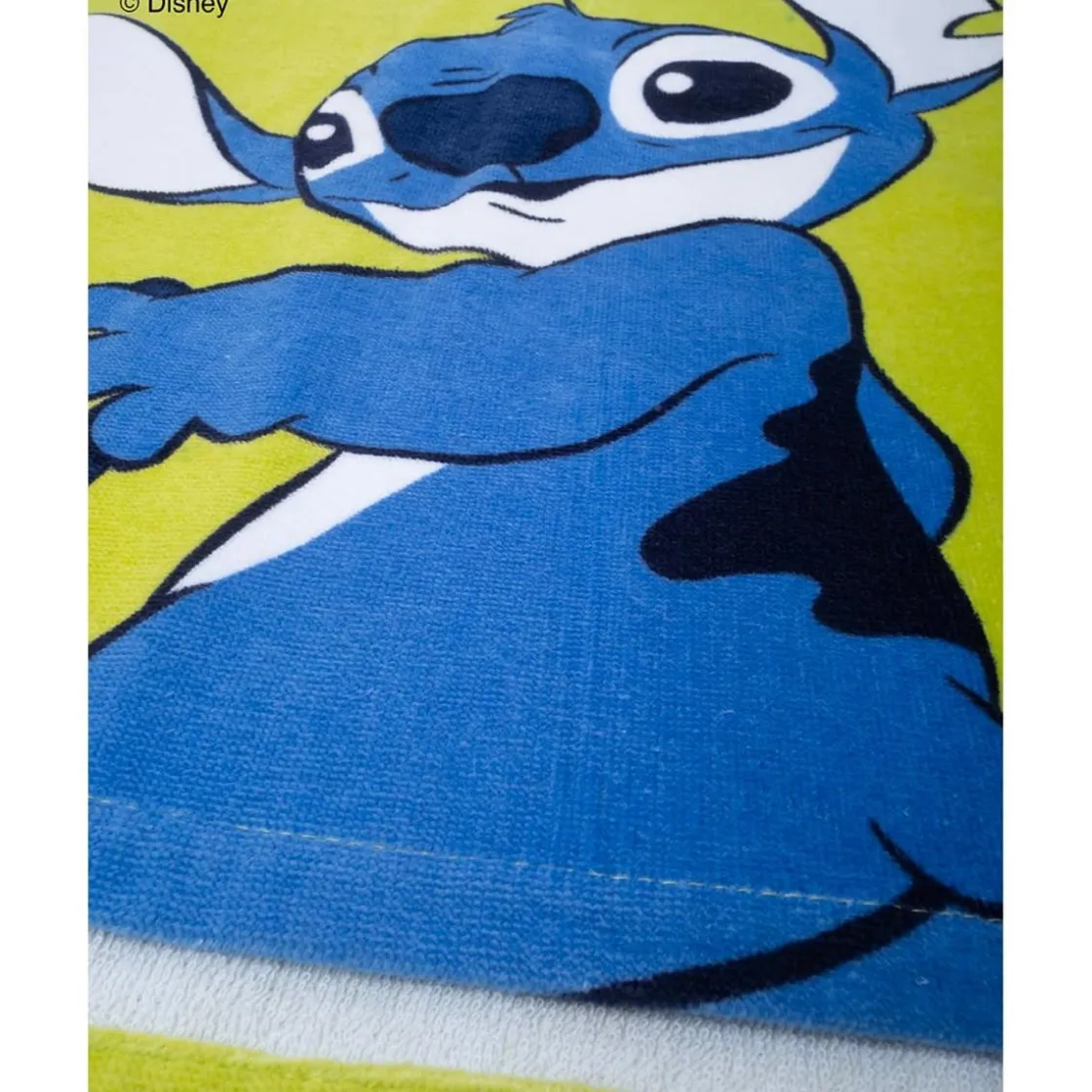 Prenatal Poncho Stitch Azul Verdoso para Playa