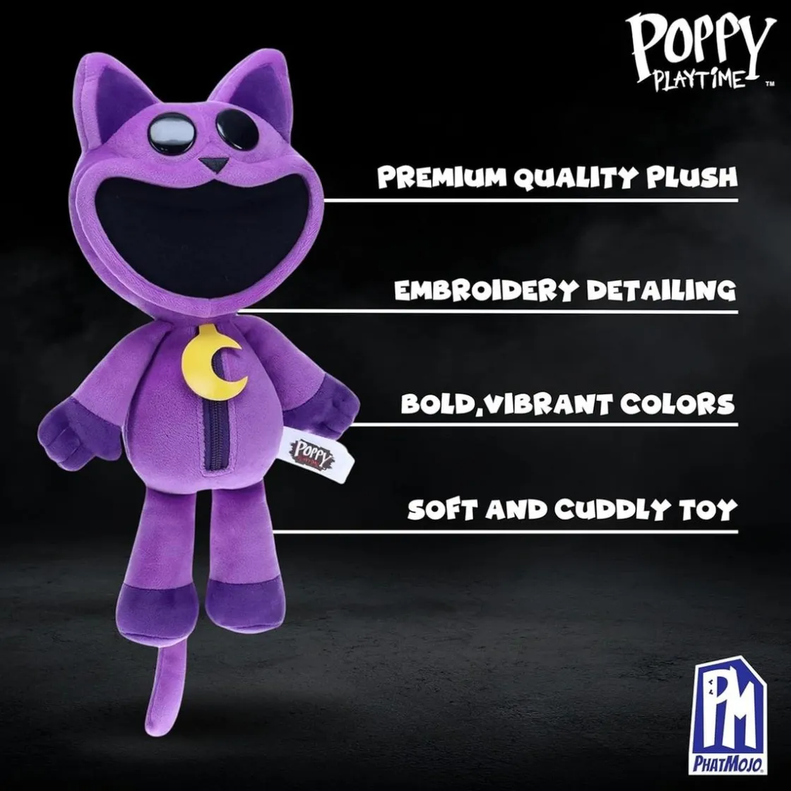 TOY PARTNER Poppy Playtime - Peluche Deluxe Catnap* Merchandising|Friki Zone