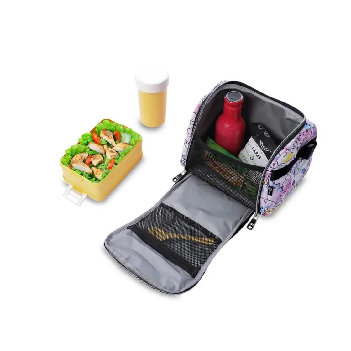 TOTTO Portameriendas Resaltador Glitter - Paws* Material Escolar