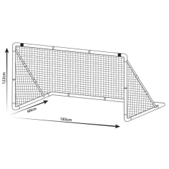 SUN Portería de Fútbol 183 x 60 x 122 cm* Deportes