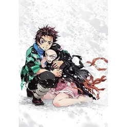 ABYSSE CORP Poster Demon Slayer Tanjiro & Nezuko Nieve 61 x 91.5 cm* Friki Zone|Merchandising