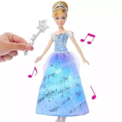 MATTEL Princesas Disney - Cenicienta con vestido de baile encantado