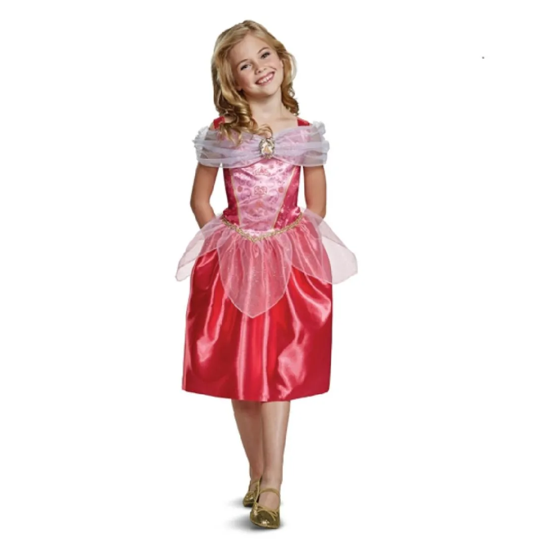 WALT DISNEY Princesas Disney - Disfraz La Bella Durmiente (5-6 años)* Disfraces|Halloween