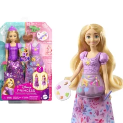 MATTEL Princesas Disney - Historias Mágicas - Muñeca Rapunzel