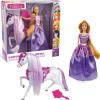 GRANDI GIOCHI Princesas Disney - La princesa y su caballo (varios modelos)* Muñecas