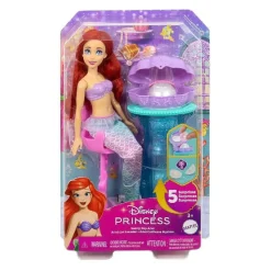 MATTEL Princesas Disney - Muñeca Ariel con tocador desplegable* Muñecas