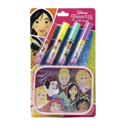 PRINCESAS DISNEY - Set de lip gloss con estuche* Muñecas