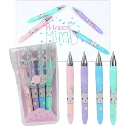 DEPESCHE Princess Mimi - 4 bolígrafos de gel