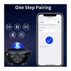 KLACK EUROPE Proyector de estrellas con altavoz y bluetooth* Figuras De Acción