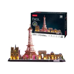 WORLD BRANDS Puzzle 3D City Line Led (Varios modelos)
