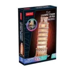 WORLD BRANDS Puzzle 3D night edition - Torre de Pisa LED* Juegos Y Puzzles