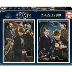 EDUCA BORRAS Puzzles Fantastic Beast 2x500 piezas con cola fix incluida