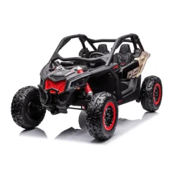DEVESSPORT Quad eléctrico Can Am Maverik 24 V – 2 plazas