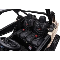 DEVESSPORT Quad eléctrico Can Am Maverik 24 V – 2 plazas