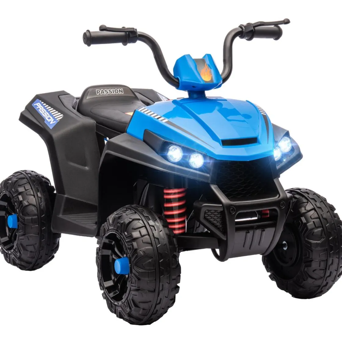 AIYAPLAY Quad eléctrico para niños Azul y Negro