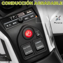 AIYAPLAY Quad eléctrico para niños Verde y Negro
