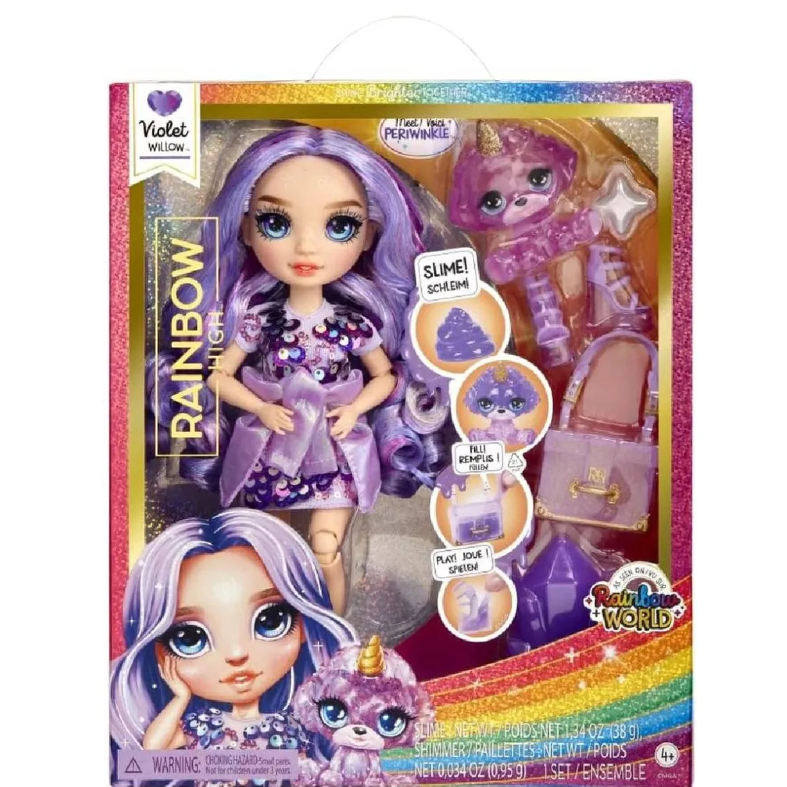 RAINBOW HIGH - Violet Willow - Muñeca Rainbow World