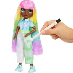 RAIMBOW HIGH Rainbow High - Watercolor & Create DIY - Muñeca ojos verdes* Muñecas