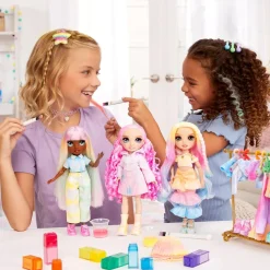 RAIMBOW HIGH Rainbow High - Watercolor & Create DIY - Muñeca ojos lavanda