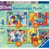 RAVENSBURGER - Puzzle Disney Stitch 4 in a box