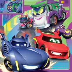 RAVENSBURGER IBÉRICA Ravensburger - 3 puzzles 49 piezas Batwheels* Juegos Y Puzzles