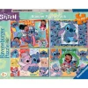 RAVENSBURGER IBÉRICA Ravensburger - 4 puzzles 100 piezas Stitch
