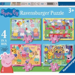 RAVENSBURGER IBÉRICA Ravensburger - 4 puzzles progresivos Peppa Pig* Juegos Y Puzzles