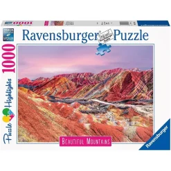 RAVENSBURGER IBÉRICA Ravensburger - Beautiful Mountains - Puzzle 1000 piezas