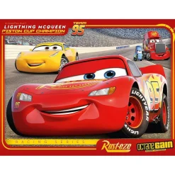 RAVENSBURGER - Cars - Puzzle 4 in a box* Juegos Y Puzzles