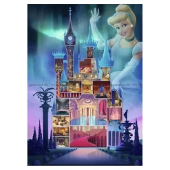 RAVENSBURGER IBÉRICA Ravensburger - Castillos Disney: Cenicienta - Puzzle 1000 piezas* Juegos Y Puzzles