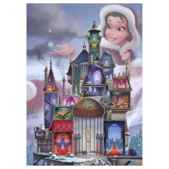 RAVENSBURGER IBÉRICA Ravensburger - Castillos Disney: Bella - Puzzle 1000 piezas